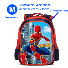 Mochila Infantil Vingadores Heróis