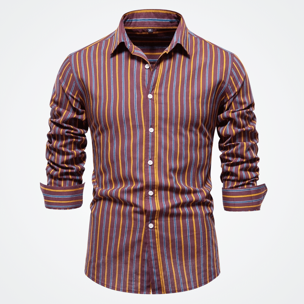 Camisa Social Masculina Manga Longa Vercelli