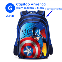 Mochila Infantil Vingadores Heróis