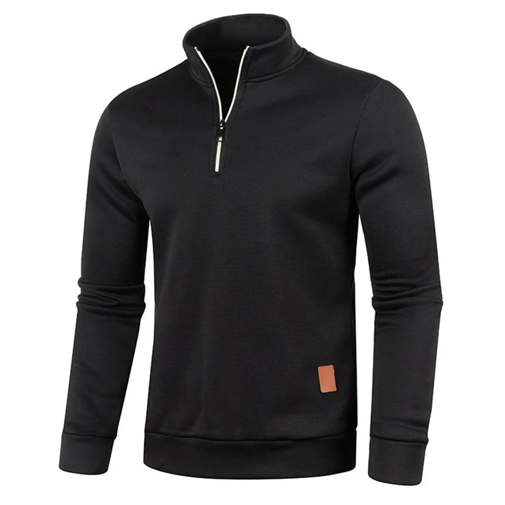 Jaqueta de Gola Alta Masculina Inverno