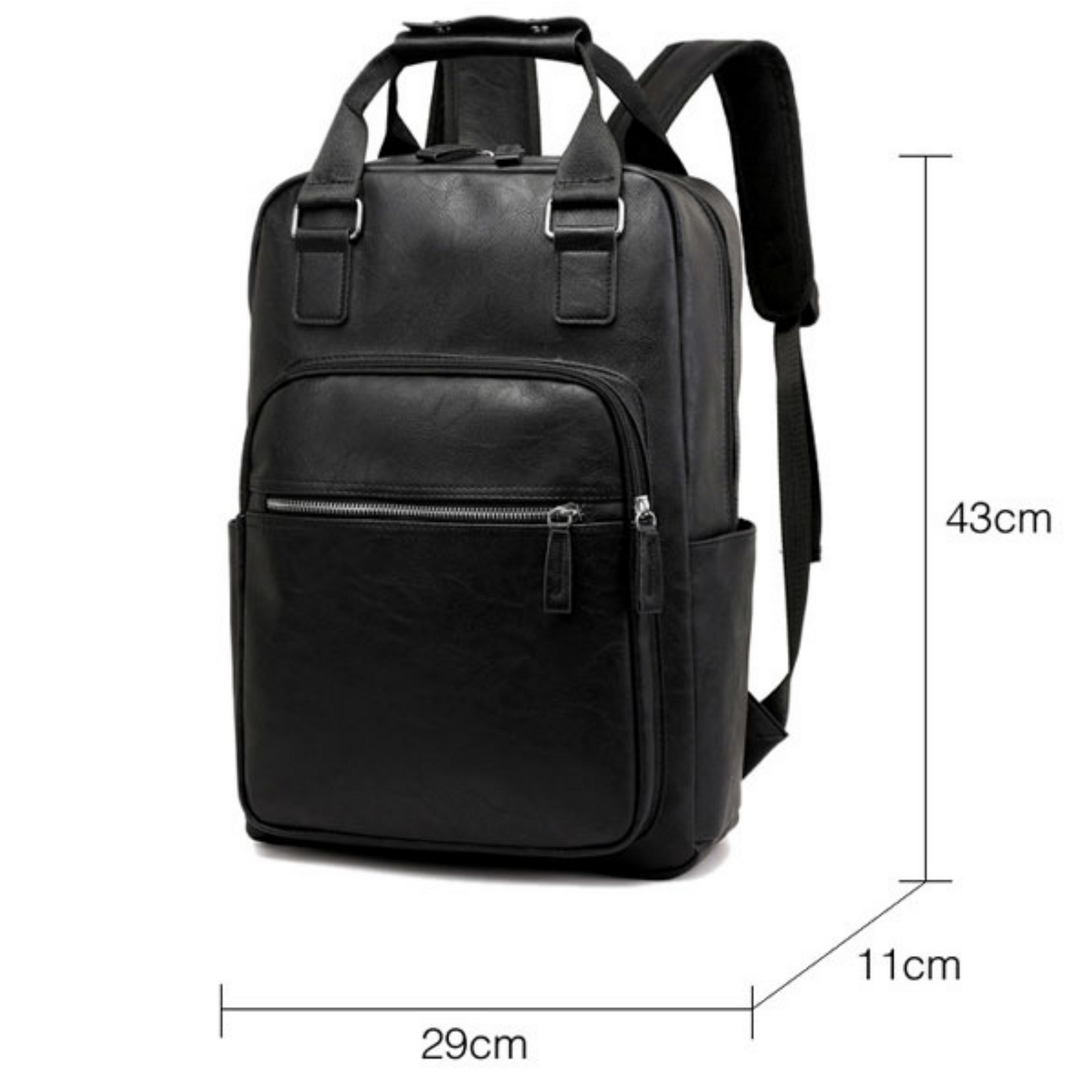 Mochila de Couro Masculina Para Notebook e Negócios - ElitePack