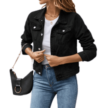 Jaqueta Jeans Feminina Elegance