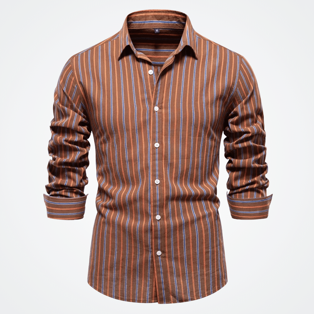 Camisa Social Masculina Manga Longa Vercelli