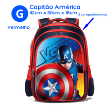 Mochila Infantil Vingadores Heróis