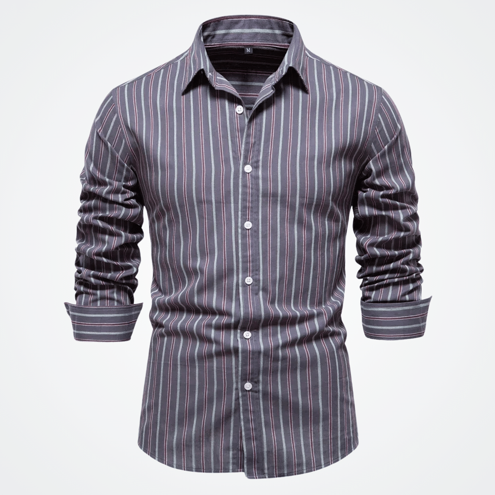 Camisa Social Masculina Manga Longa Vercelli