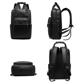 Mochila de Couro Masculina Para Notebook e Negócios - ElitePack