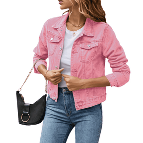 Jaqueta Jeans Feminina Elegance