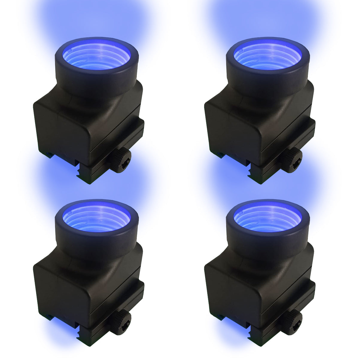 4x Suporte adaptador de Luz Negra