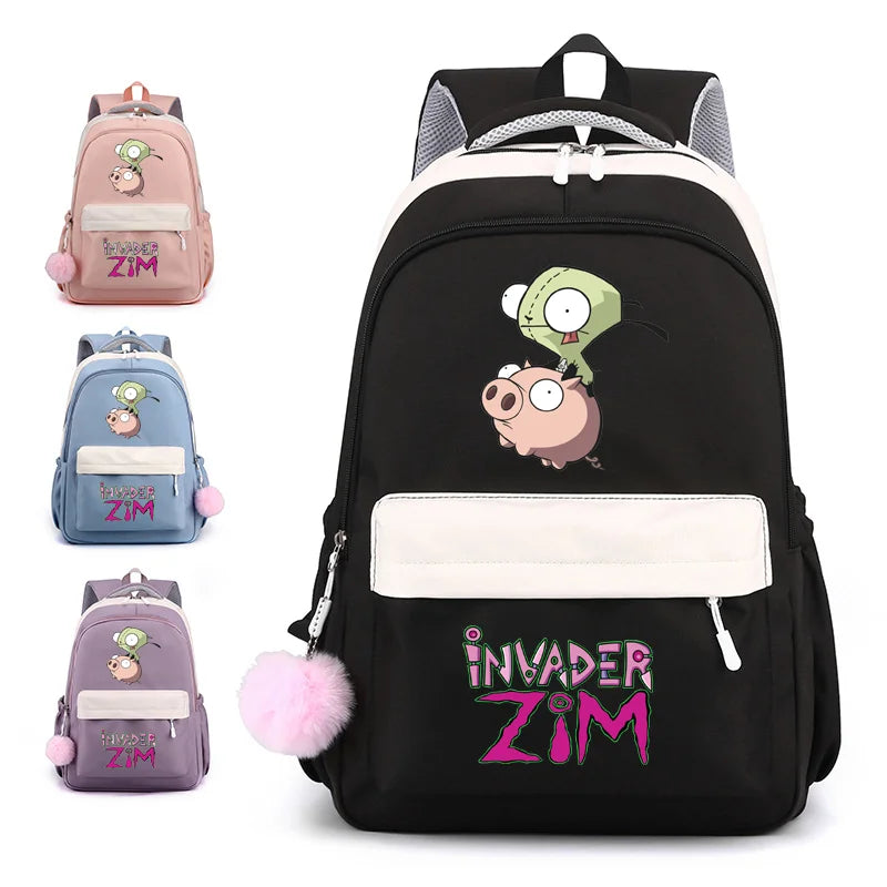 Mochila Infantil Escolar InvaderZim