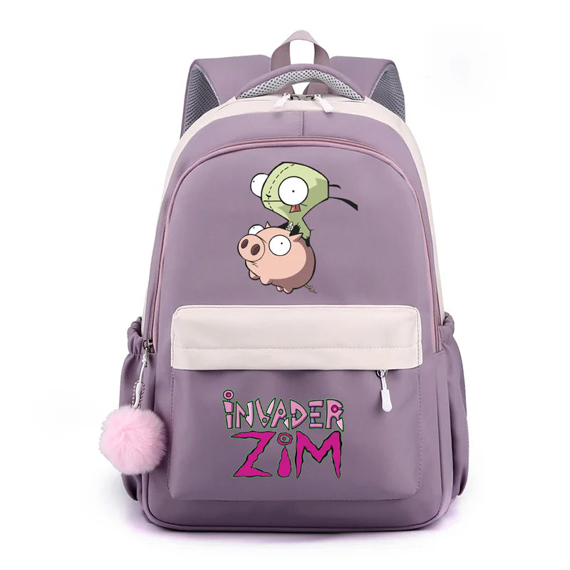 Mochila Infantil Escolar InvaderZim