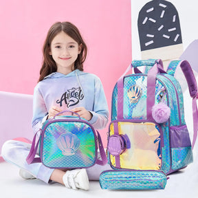 Kit Mochila Escolar Princesa Brilhante