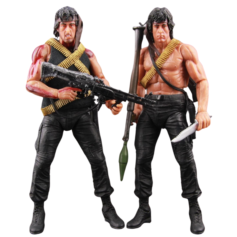 Brinquedo Boneco Rambo + Acessórios