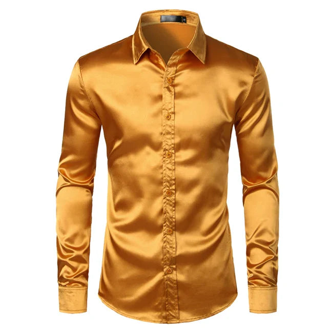 Camisa Masculina Social Monocromática Lisa