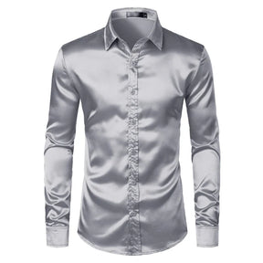 Camisa Masculina Social Monocromática Lisa