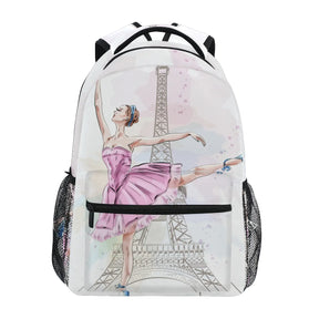 Mochila Escolar Feminina Torre Eiffel em Paris - MCH14