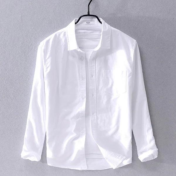 Camisa Social Masculina Manga Longa Abotoada Lyon