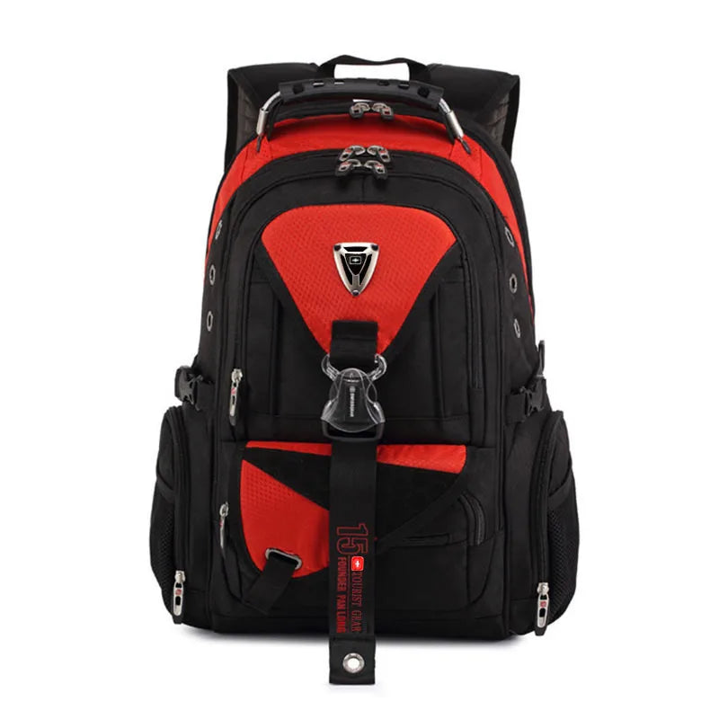 Mochila Escolar Casual Masculina De Grande Capacidade Compartimento Para Lap Top