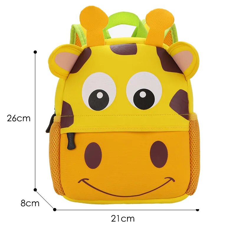 Mochila Escolar Infantil Girafa 3D - MCH10