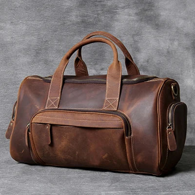 Bolsa de Viagem Executiva em Couro Genuíno Viramelo REF42