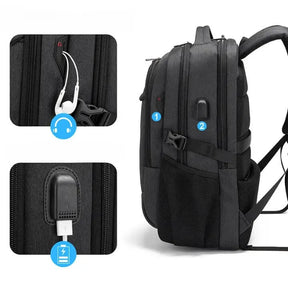 Mochila Executiva Viramelo MCH10 - Notebook 17'', Porta USB e Impermeável