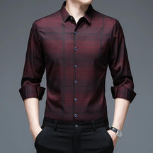 Camisa Social Masculina Xadrez