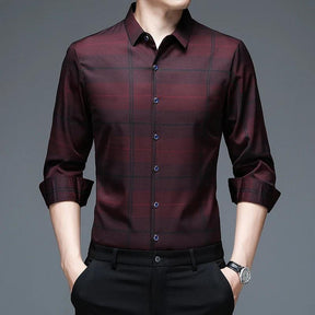 Camisa Social Masculina Xadrez