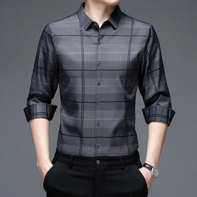 Camisa Social Masculina Xadrez