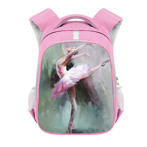 Mochila Escolar Rosa de Bailarina - MCH79