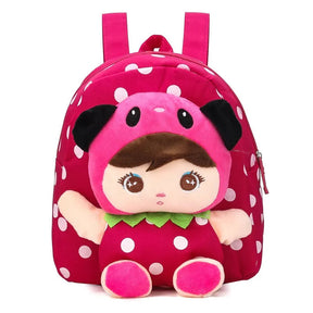 Mochila Escolar Infantil Boneca 3D - MCH109