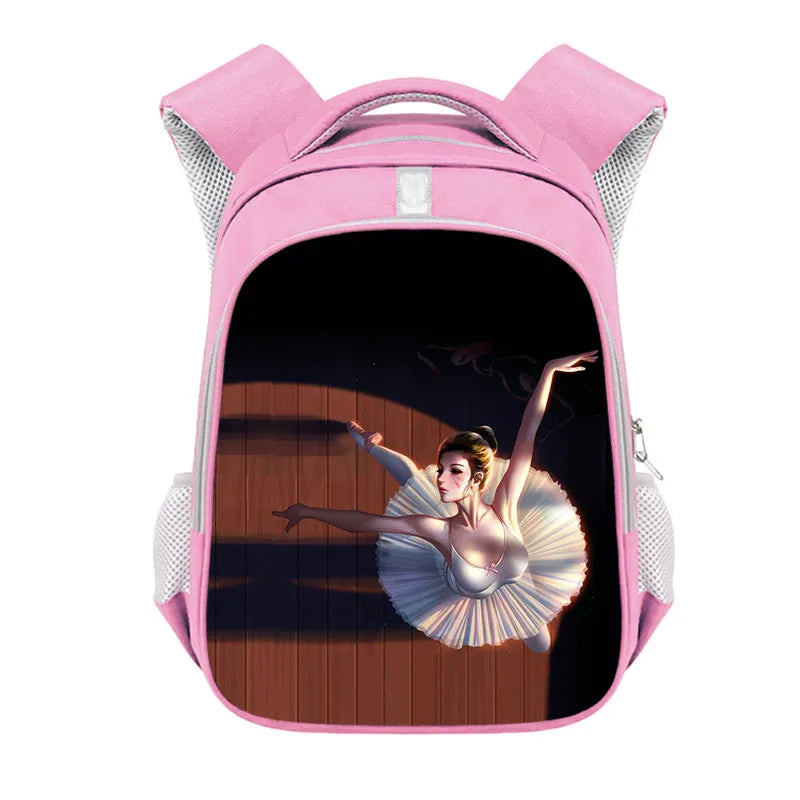 Mochila Escolar Rosa de Bailarina - MCH79