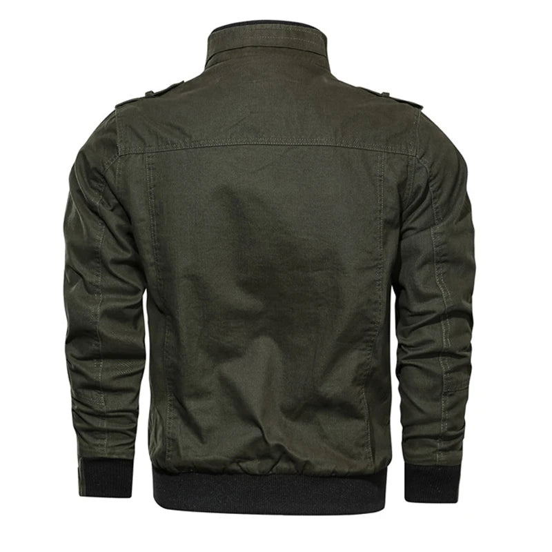 Jaqueta Masculina Estilo Militar Slim