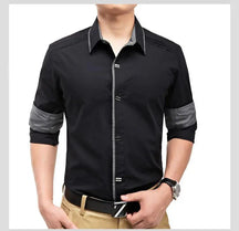 Camisa Social Masculina Manga Longa 100% Algodão Luzern