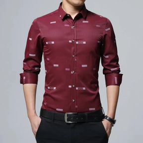 Camisa Social Masculina Manga Longa Verona