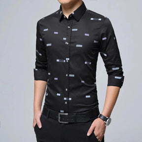 Camisa Social Masculina Manga Longa Verona