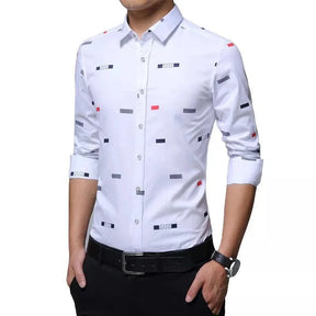 Camisa Social Masculina Manga Longa Verona