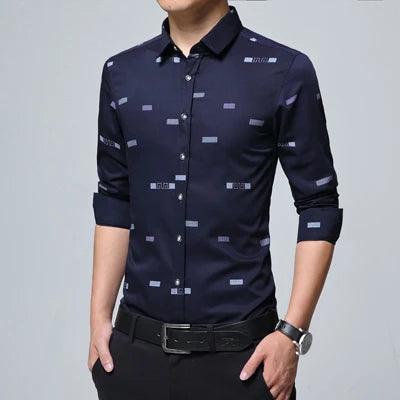 Camisa Social Masculina Manga Longa Verona