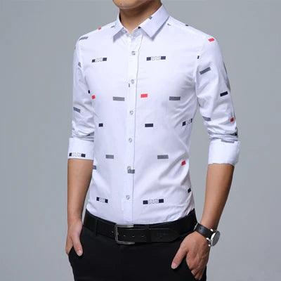 Camisa Social Masculina Manga Longa Verona