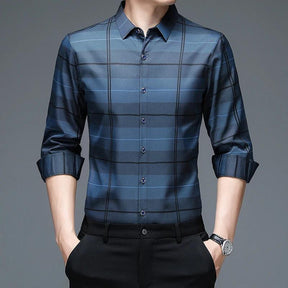 Camisa Social Masculina Xadrez