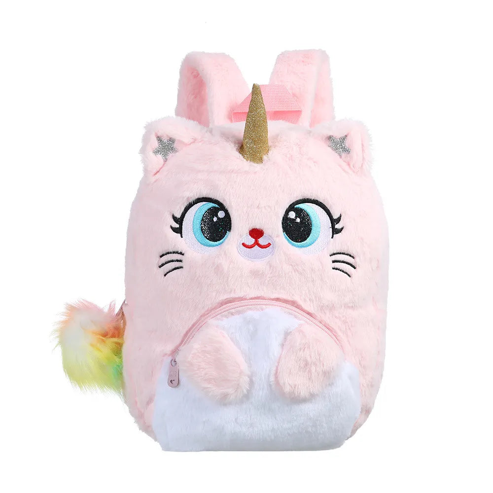 Mochila Escolar Infantil Gatinho Unicórnio - MCH113