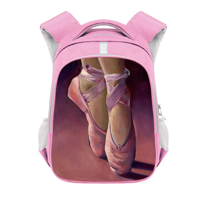 Mochila Escolar Rosa de Bailarina - MCH79