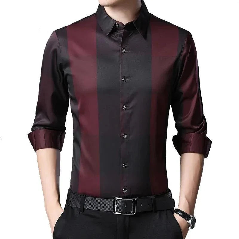 Camisa Social Masculina Slim Xadrez Monaco