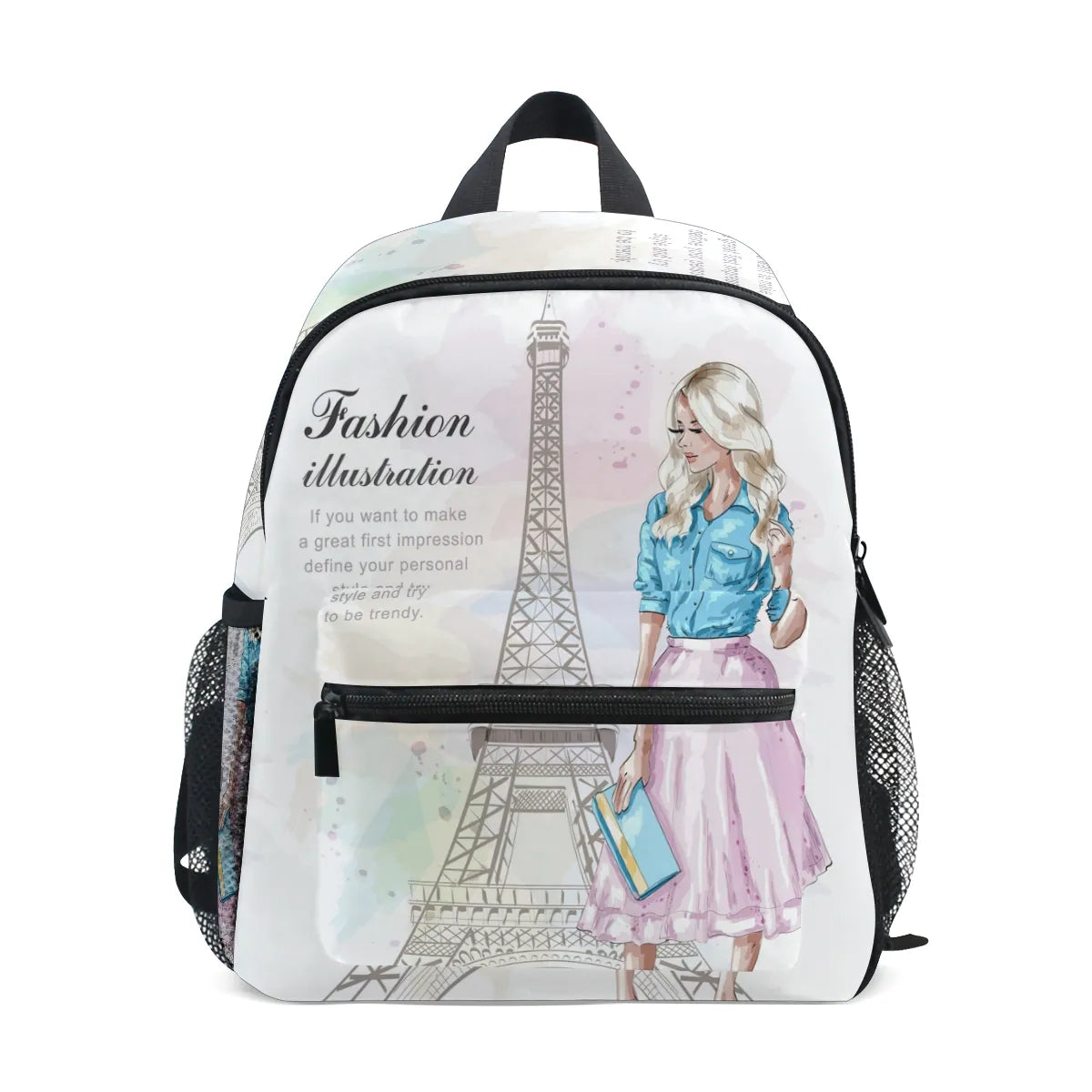 Mochila Escolar Feminina Torre Eiffel em Paris - MCH14