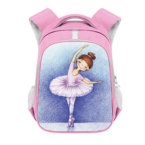 Mochila Escolar Rosa de Bailarina - MCH79