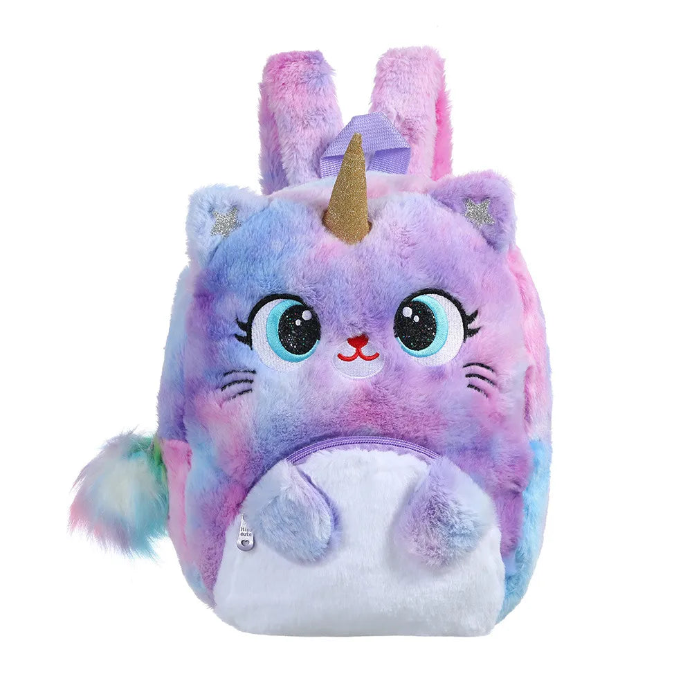 Mochila Escolar Infantil Gatinho Unicórnio - MCH113