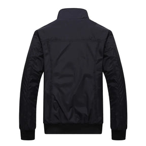 Jaqueta Masculina Bomber Com Zíper Interior Xadrez