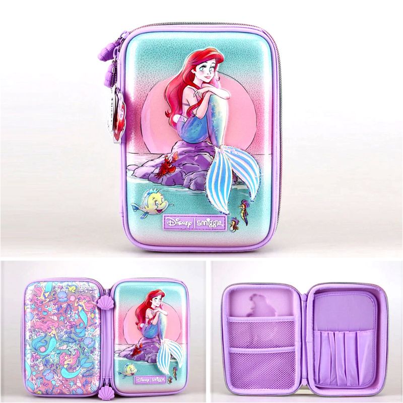 Mochila Infantil Pequena Sereia Disney com Estojo - MCH95