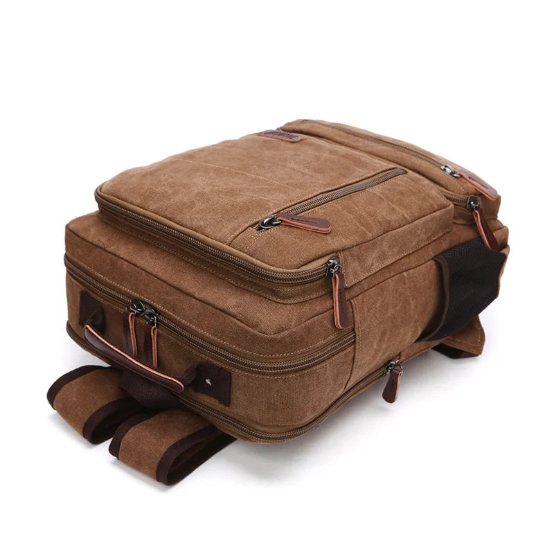 Mochila de Lona Masculina Para Notebook 15.6"  Executiva / Viagem