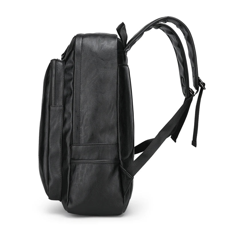 Mochila de Couro Masculina Grande Para Notebook até 15" Voyager