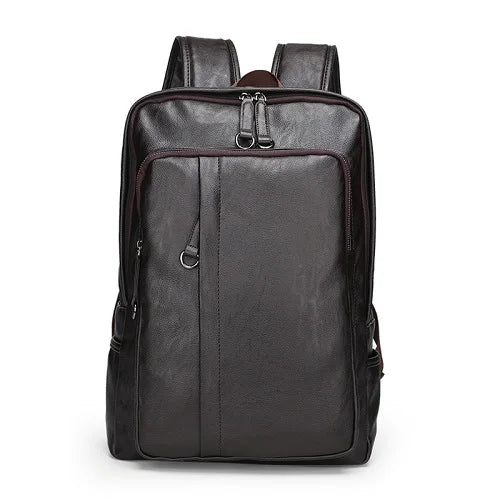 Mochila de Couro Masculina Grande Para Notebook até 15" Voyager