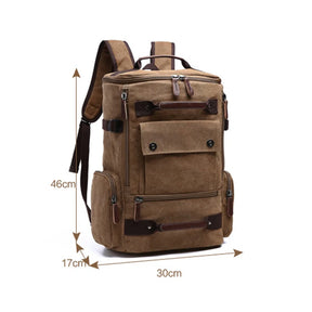 Mochila de Lona Masculina Para Viagem - Suporta Notebook Até 15"  UrbanTrail